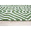 Hand Tufted Wool Area Rug in Green