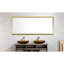 Miroir rectangulaire de salle de bain à DEL X 48 po Meuble-lavabo mural grand look mural, 84 po x 48 po Attrayant-459371442