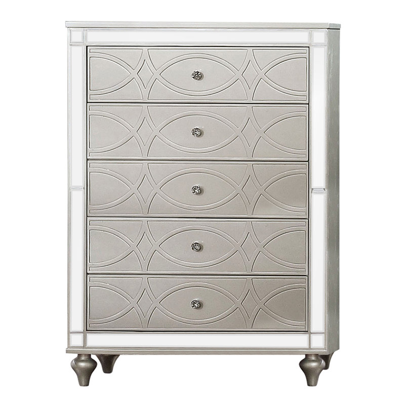 Ensemble commode et table de chevet 2 pièces Shala