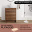 Ensemble de meuble-lavabo simple 23,94 po avec plateau en pierre Angelet