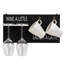 Wall Mounted Wine Glass Rack in Black