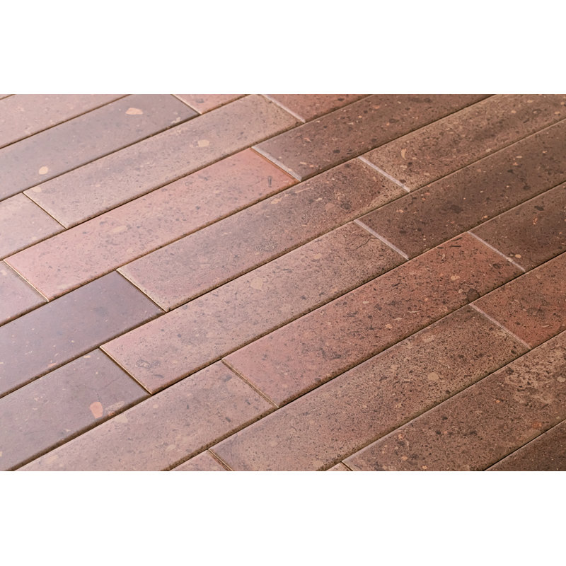 3" x 10" Ceramic Subway Wall & Floor Tile, Marsala