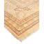 Tapis beige en laine noué à la main de conception unique 8 pi 10 po x 12 pi 9 po Shiey