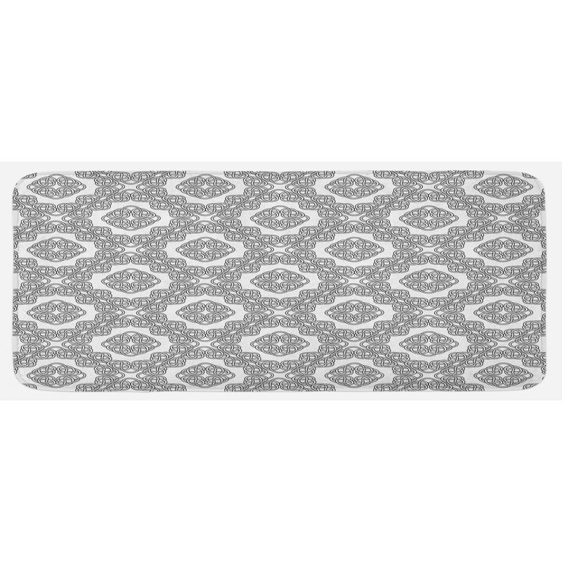 Eclectic Polyester Kitchen Mat