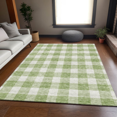 Premium Machine Washable Prisco Aloe Rug