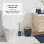 Ensemble complet d'accessoires de salle de bain 22 pièces avec tapis de bain, ensemble de rideau de douche, doublure et crochets-95756590