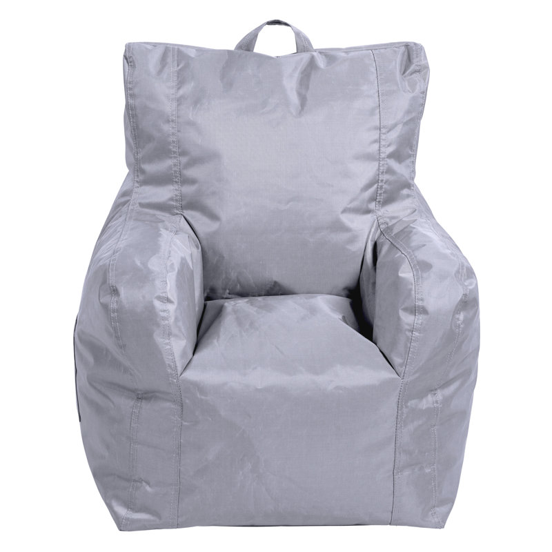 Cali Little Bear Bean Bag, Gray Nylon, Small