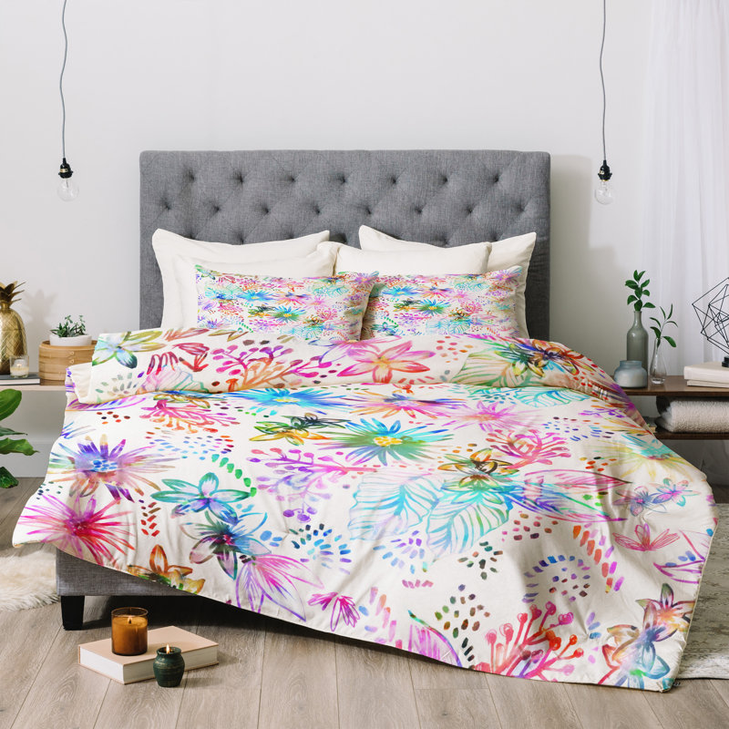 Schatzi brown eden pour le confort floral, Édredon simple  