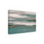 « gilded storm i bleu-vert », reproduction d’art sur toile tendue-31867084