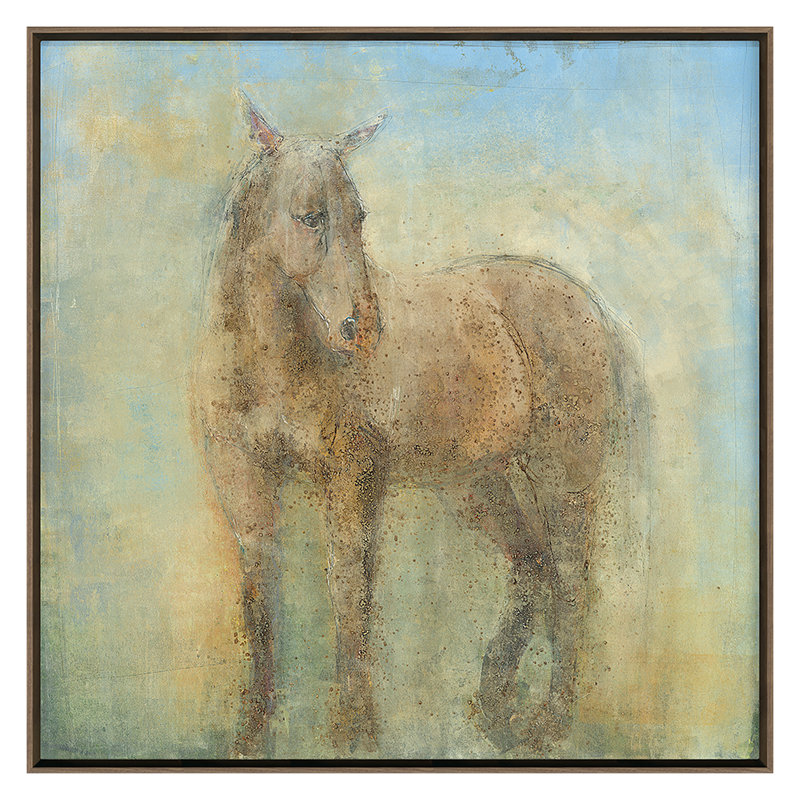 Lope 1 Print by Maeve Harris, Walnut, 50" H x 50" W x 2" D