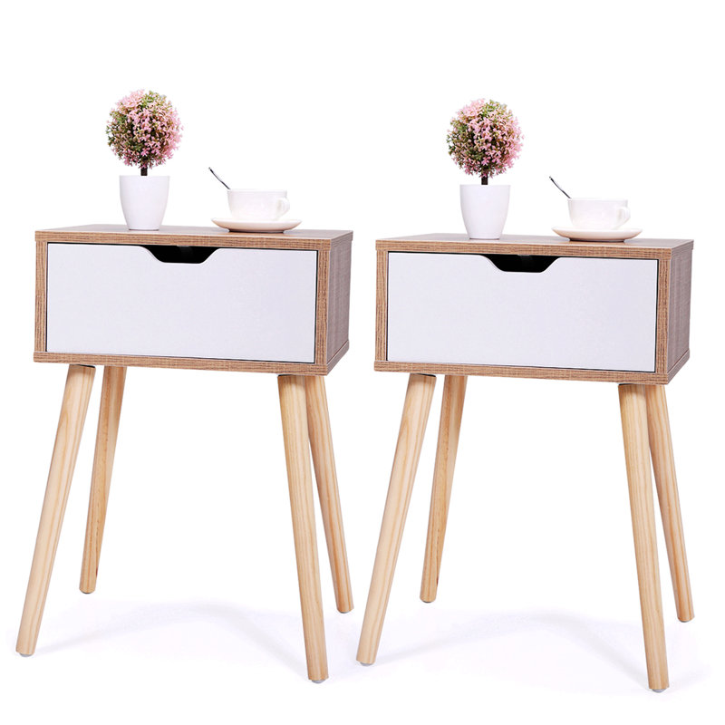 Penney 15.7'' W Unfinished Nightstand, Natural Wood