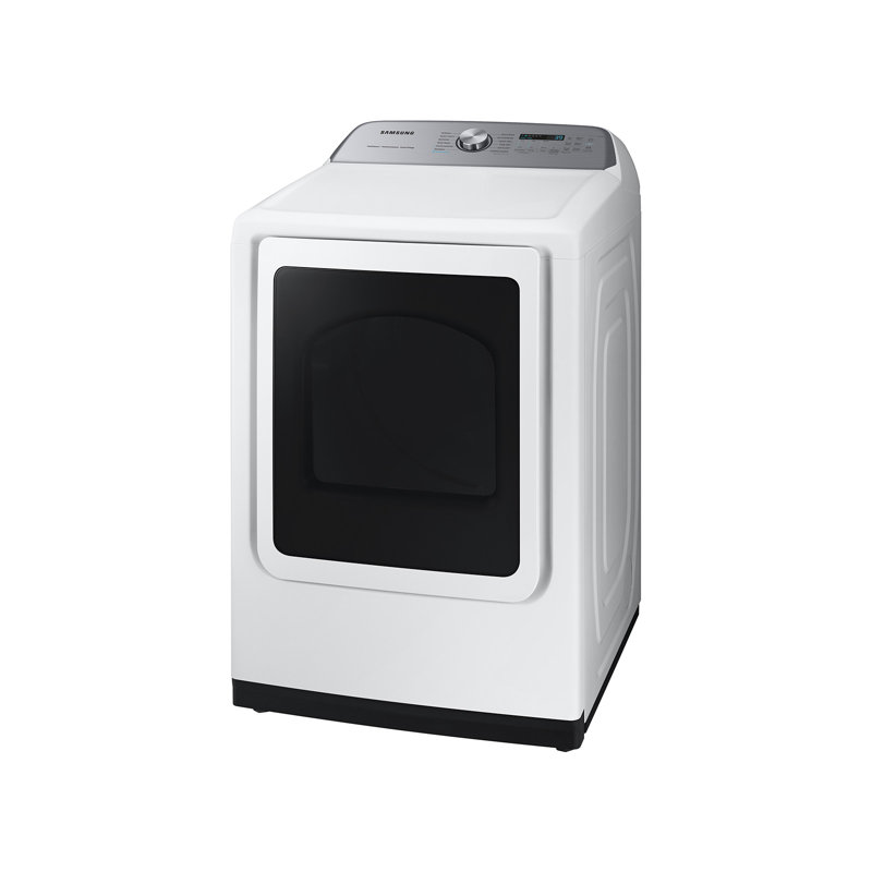 Samsung 7.4 cu. ft. Smart Dryer with Steam Sanitize+, White, Gas