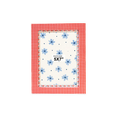 Colourful Family Picture Frame Photo Frame, Fabric Picture Frames for Tabletop Display