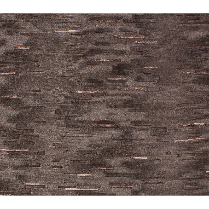 Abstract Area Rug in Chocolate, Rectangle 8' x 10'