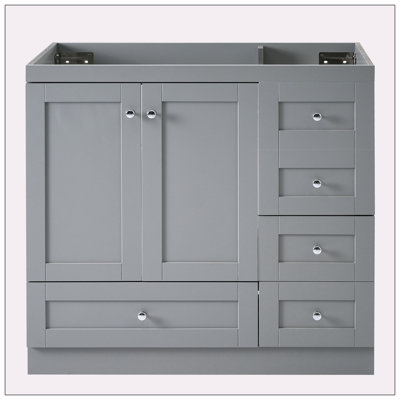 Base de meuble-lavabo simple 35,00 po seulement