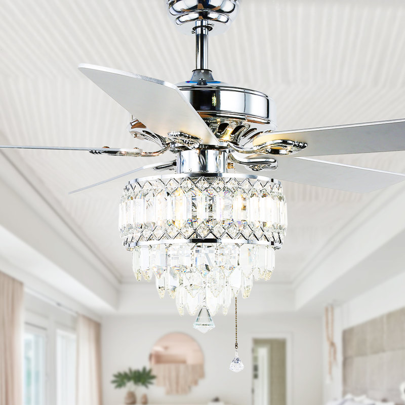Delise 52'' Ceiling Fan with Light Kit