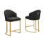 Tabourets de bar et de comptoir en tissu imitation fourrure avec dossier plissé-1045612088-1044726695-1045612094