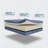 SKY QUEEN 14" Pocket Spring Mattress with Memory Foam - Blue Multi, Compressed Rolled & Boxed for Easy Setup-32253729