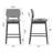 Farallones Upholstered Counter Stool with Metal Frame-1734040894