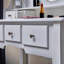 Arbaaz White Dressing Table With Mirror And Stool Vanity Desk Bedroom Furniture