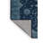 Machine Washable Overdyed Blue Area Rug-1703607176