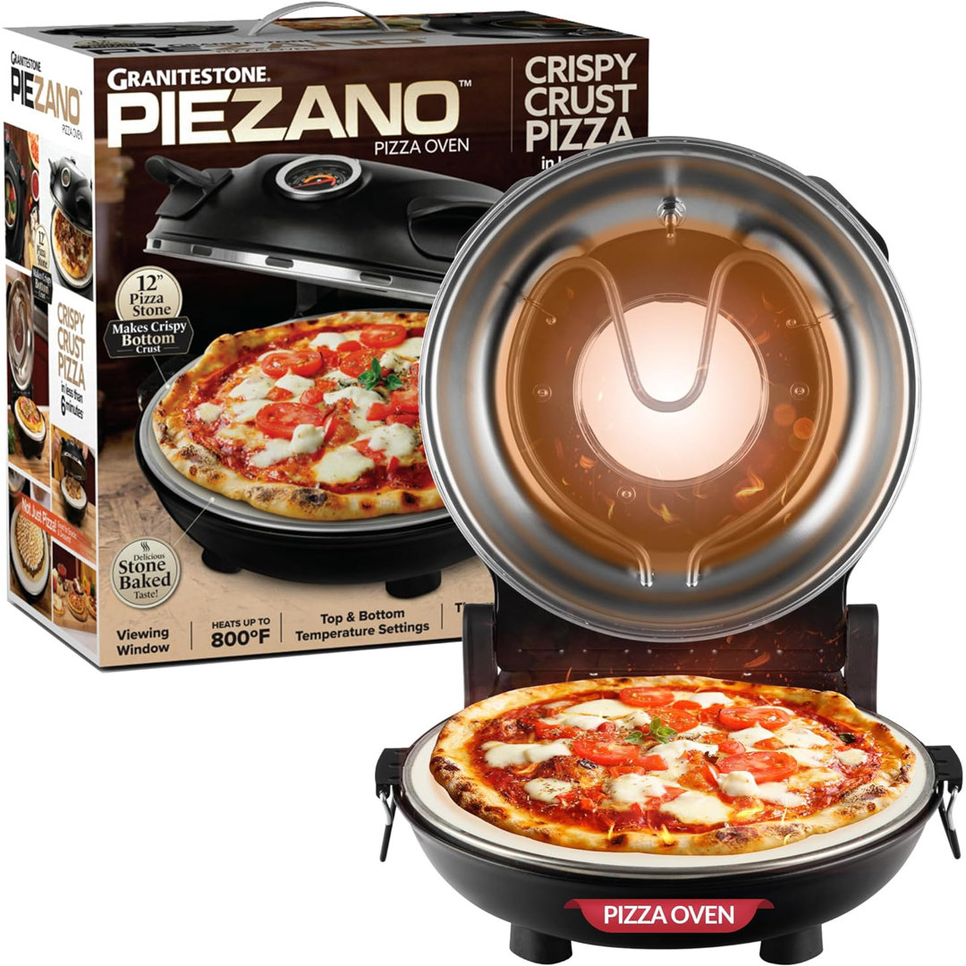 Granitestone Piezano Indoor/Outdoor Portable Electric Pizza Oven