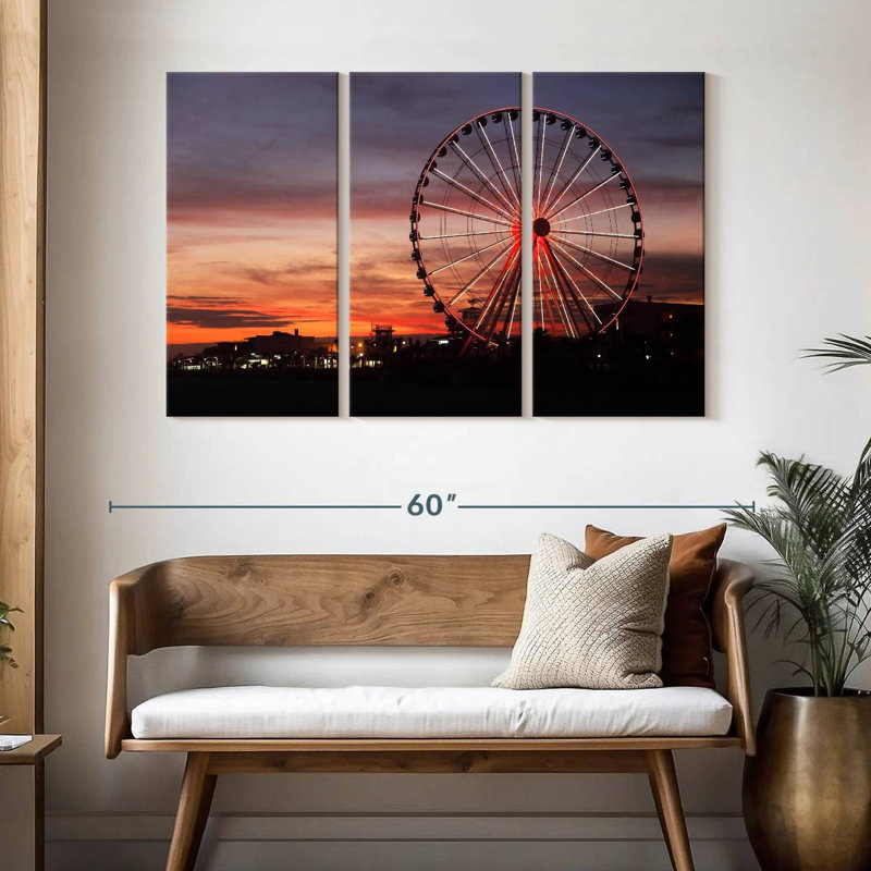 Grande roue de Kerner à Myrtle Beach, H 32 po x l 50 po