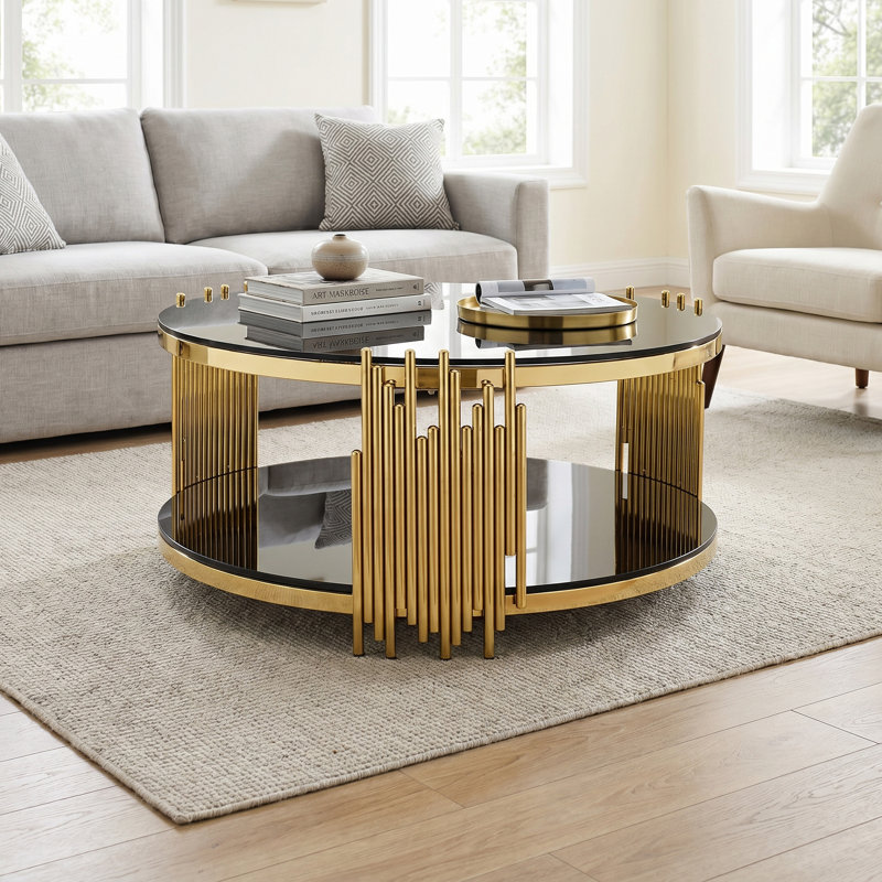 Coffee Table, Gold