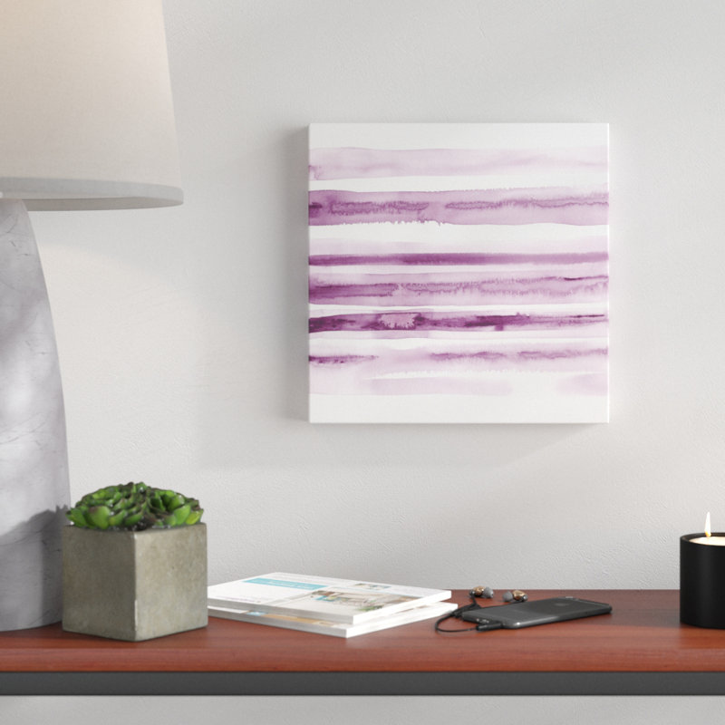 Spectrum Echo I by June Erica Vess - Wrapped Canvas Painting, 30cm H x 30cm W