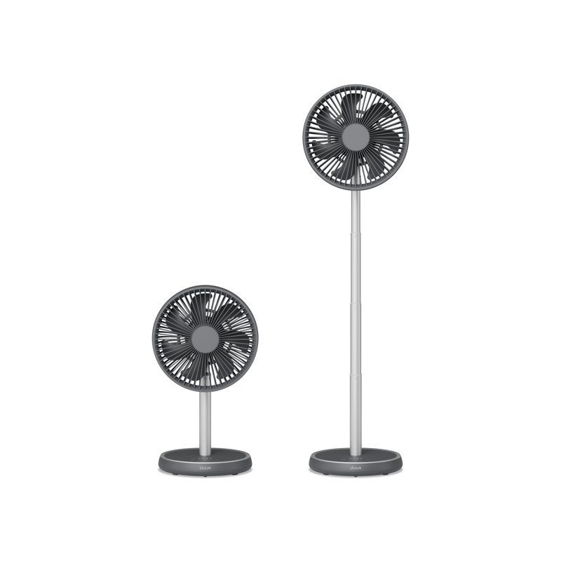 Rize Cordless Fan, Charcoal