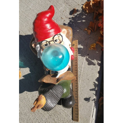 Gnome de jardin Klaudija couché
