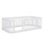 Élégant cadre de lit simple en bois avec clôture chic-1124491649