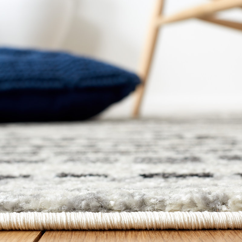 Tulum Performance Geometric Rug, Square 6'7"