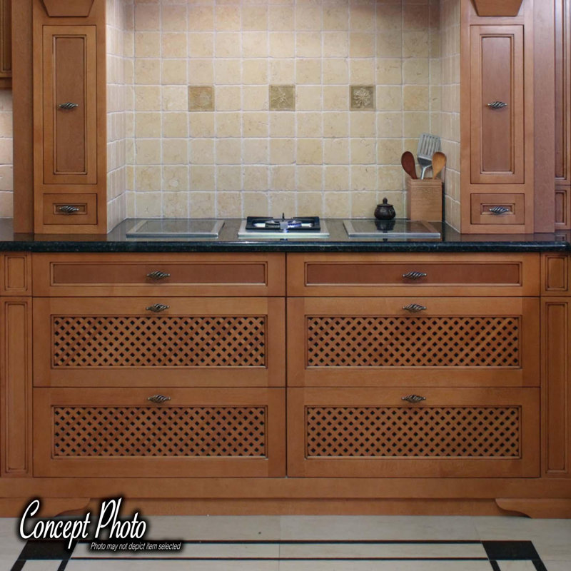 72 In. X 24 In. X 1/8 In. Unfinished Diamond Decorative Perforated Paintable MDF Screening Panel Insert
