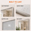 Cozy l 24 po x H 30 po. Miroir de salle de bain mural avec cadre et nickel brossé-943716798-943716796