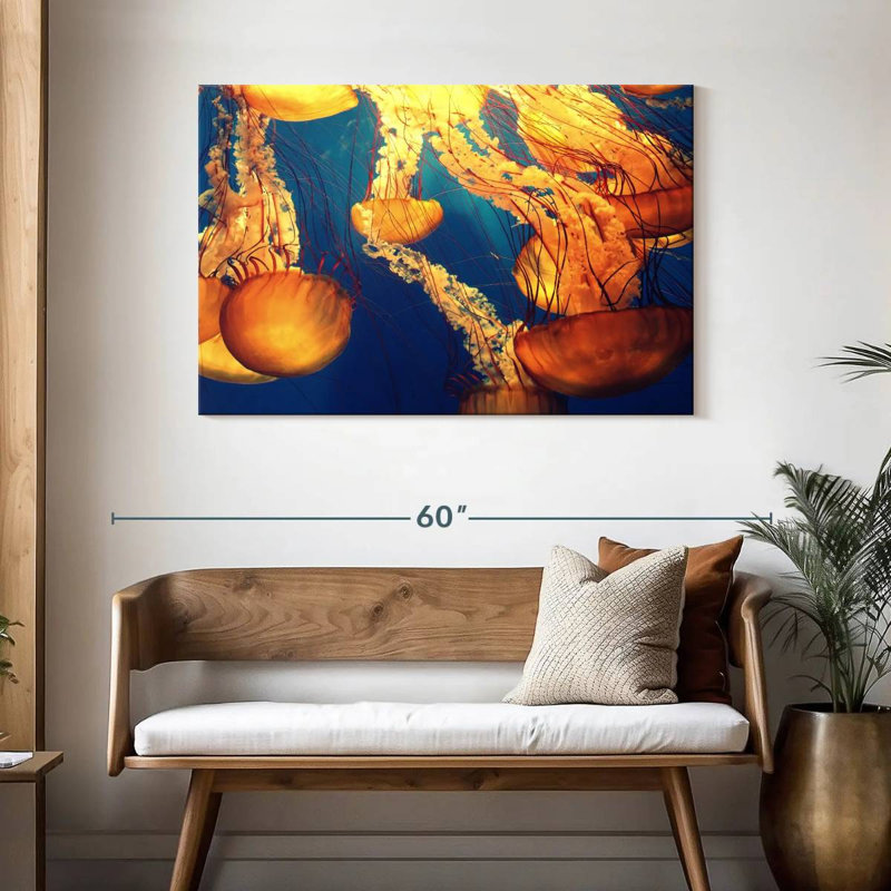 Brampt Jellyfish Bloom, 30" H x 45" W