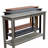 Console Table, Silver Gray