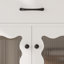 Meuble-lavabo de 31 po avec verre trempé, tablettes réglables et profil incurvé pour un profil contemporain de 31 pouces, charnières à fermeture en douceur, lavabo en céramique-1009094944