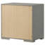 Table de chevet 2 tiroirs Pierce Grey