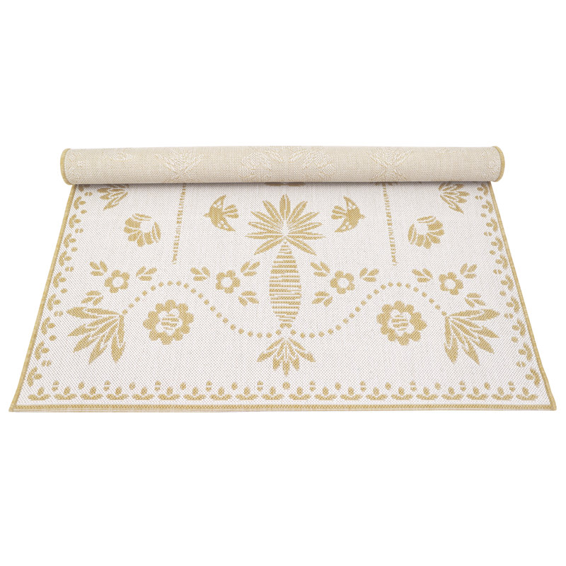 Aqueela Floral Area Rug, Rectangle 120 x 170cm