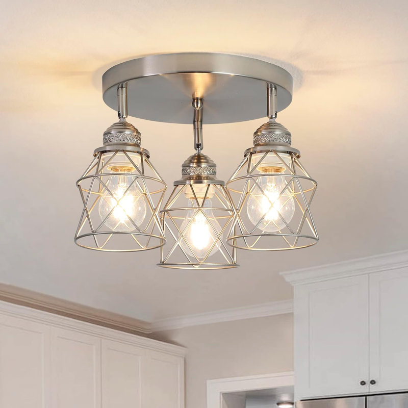 Kitchen Lighting Fixtures, Brushed Nickel