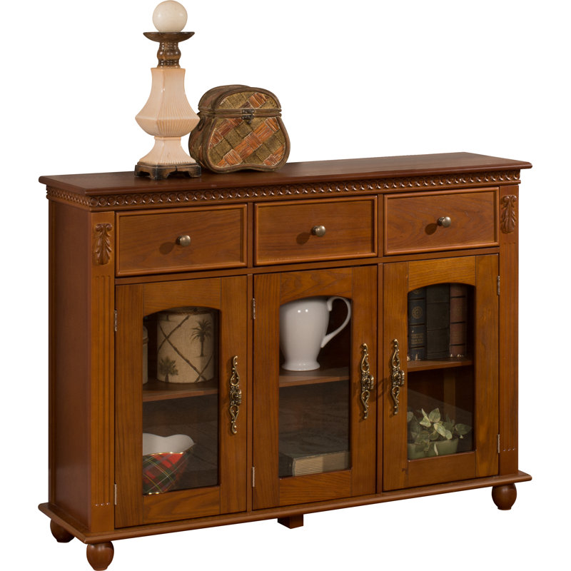 Michigamme 3 Drawer Accent Buffet Cabinet