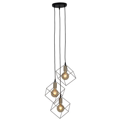 Ramon 1 - Light Black Cluster Pendant