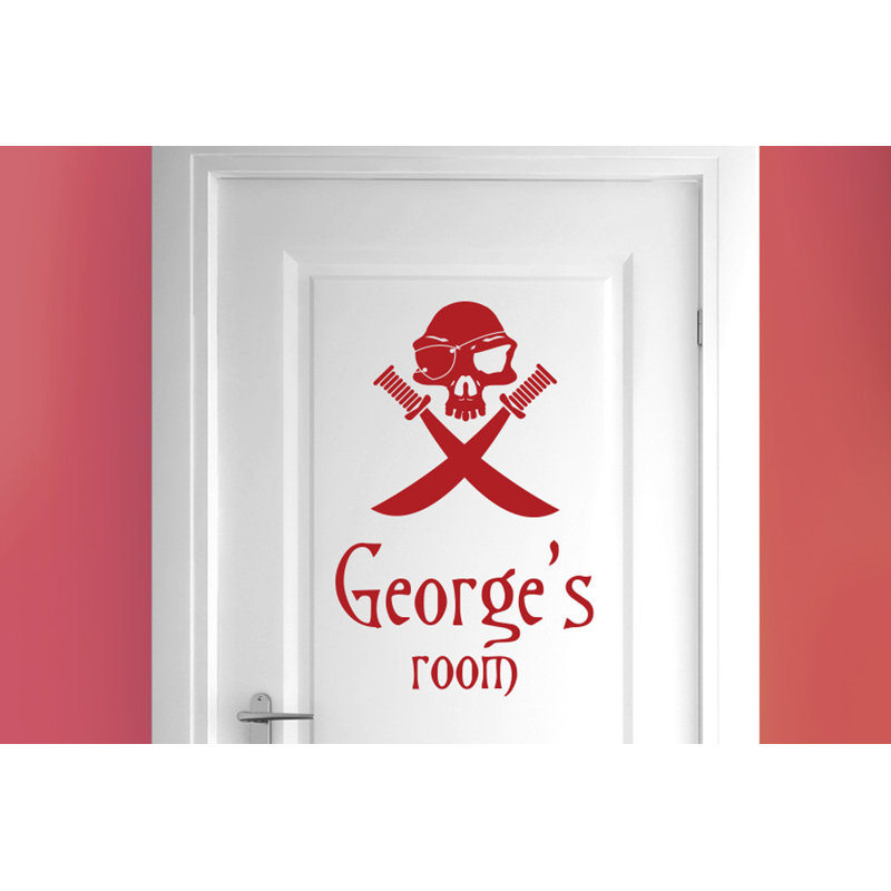 Nautical & Beach Wall Decal, Dark Red, Yes