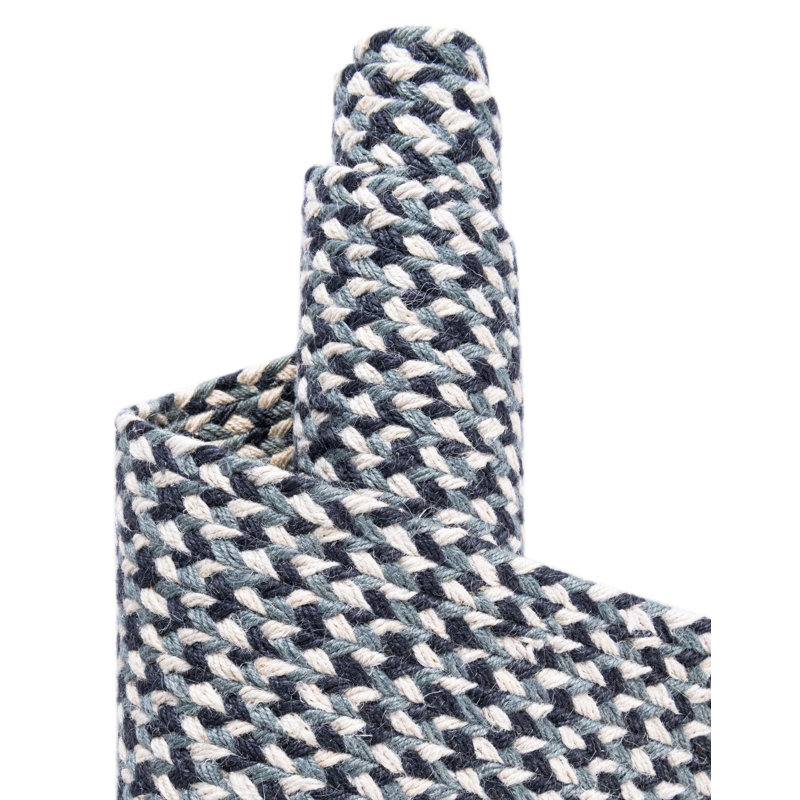  Tapis en jute tressé Tweed, Rond 2 pi
