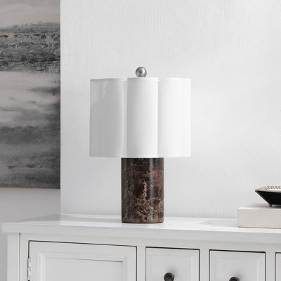 Rosalie 17.5" Marble Table Lamp