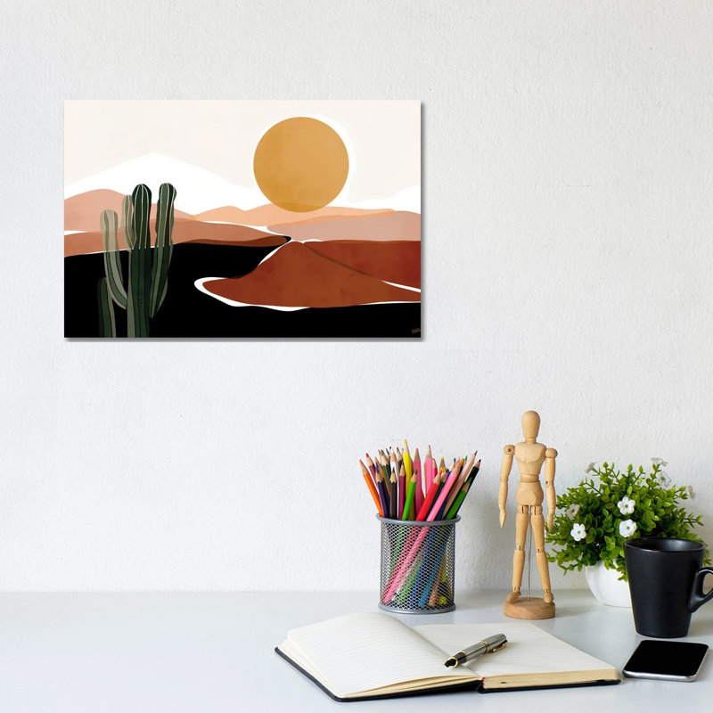 Desert Calm by Bria Nicole - Print on Canvas, Wrapped Canvas, 20.32 cm H x 30.48 cm W