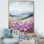 Œillets mauves en montagne I sur toile