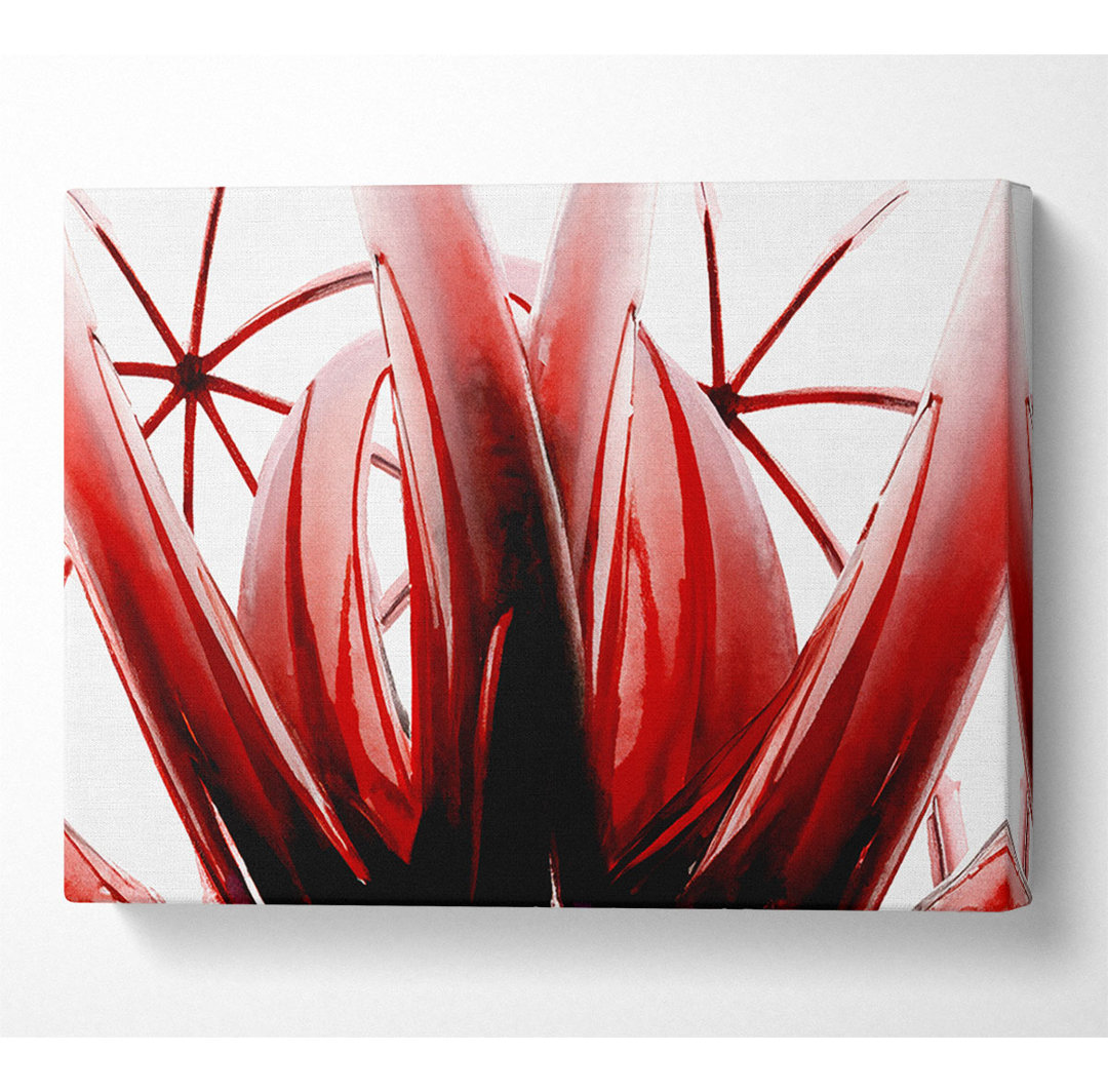 Crimson Glass - Kunstdrucke auf Leinwand