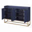 Grande console de rangement de 47,2 po avec 4 portes-284502529